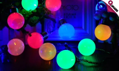 LED Solar Bulb String Lights!
